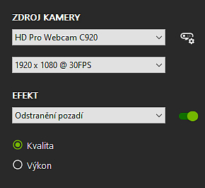 Nvidia Broadcast získává aktualizaci, lépe filtruje okolní ruch a přidává více nastavení kamery