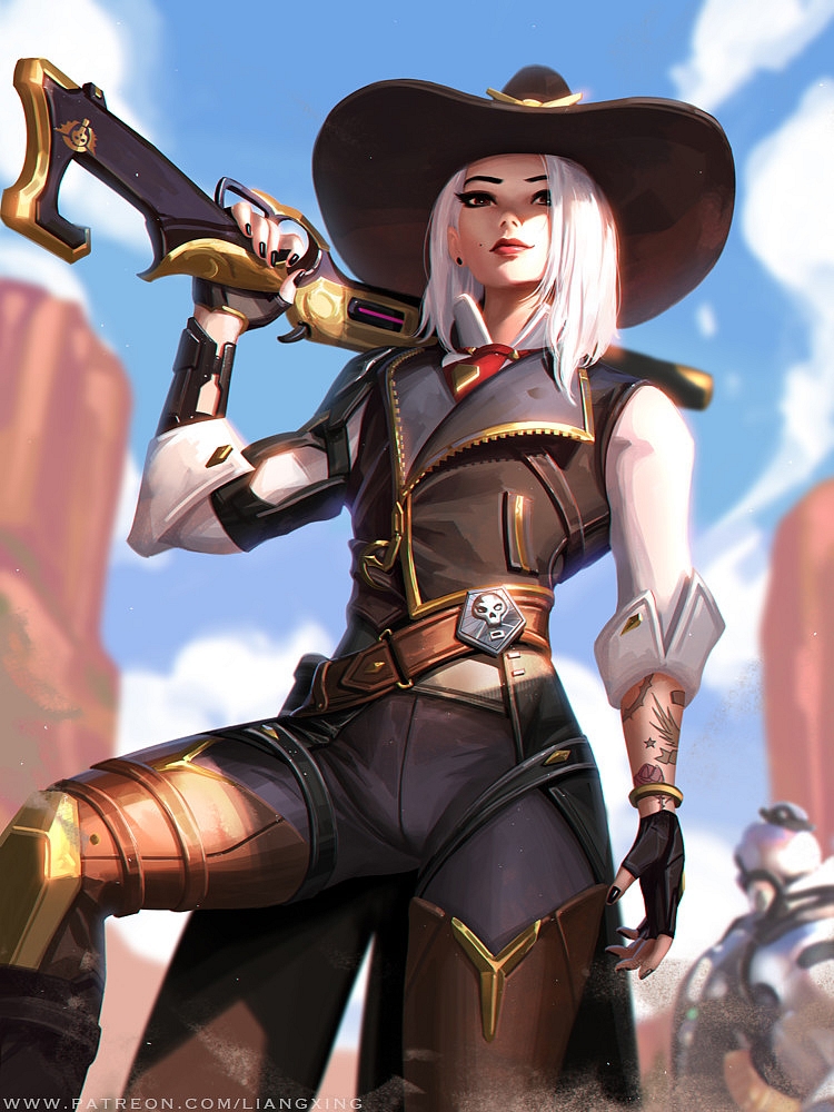 [Návrhy do her] Ashe z Overwatch