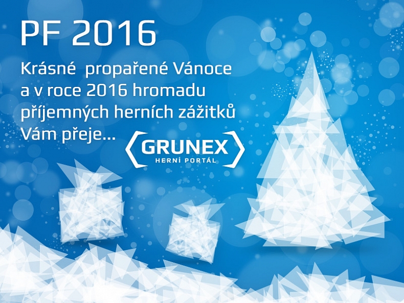 Grunex vám přeje veselé Vánoce a šťastný nový rok!
