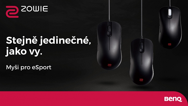 Ergonomické myši ZOWIE by BenQ pro eSport