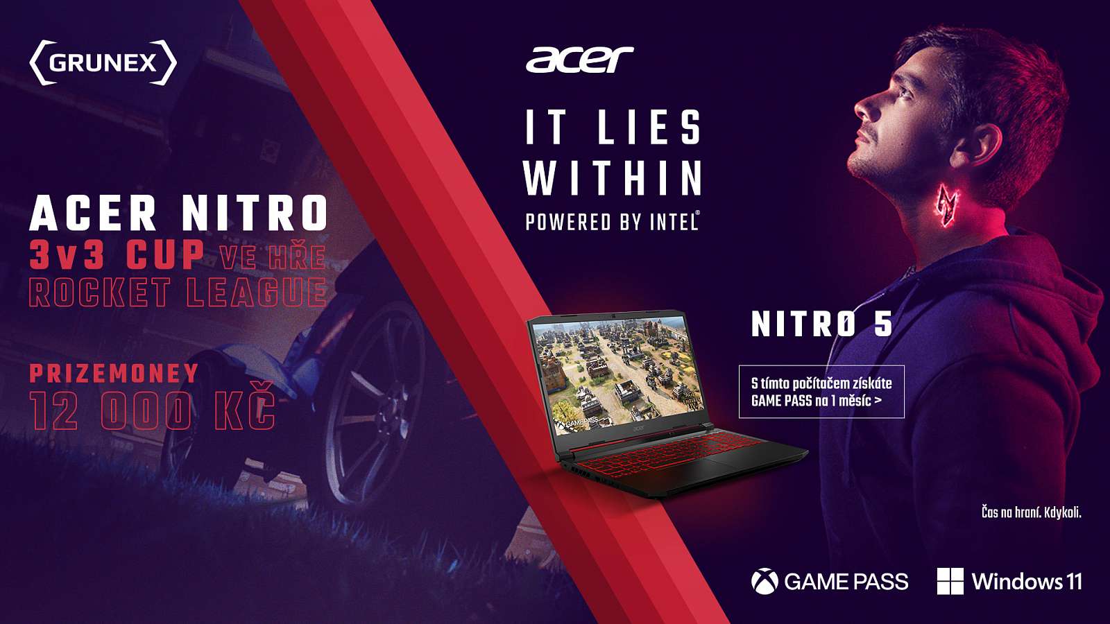 Registruj se do Acer Nitro 3v3 Cupu ve hře Rocket League