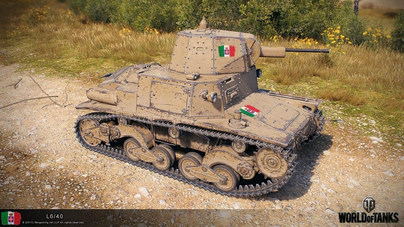 Fotky italských tanků tier I až X