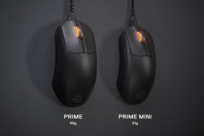 Nedávno uvedená řada myší SteelSeries Prime se dočkala mini modelů