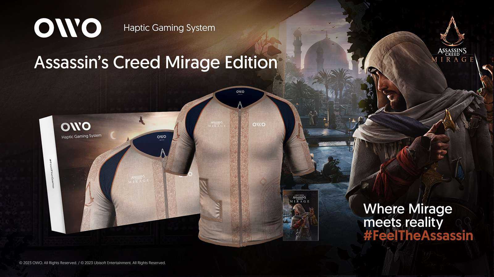 K Assassin's Creed Mirage bude dostupná vesta s haptickou odezvou