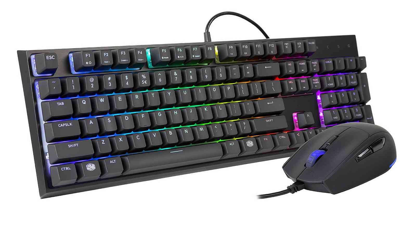 Cooler Master nabídne set hybridní klávesnice a myši