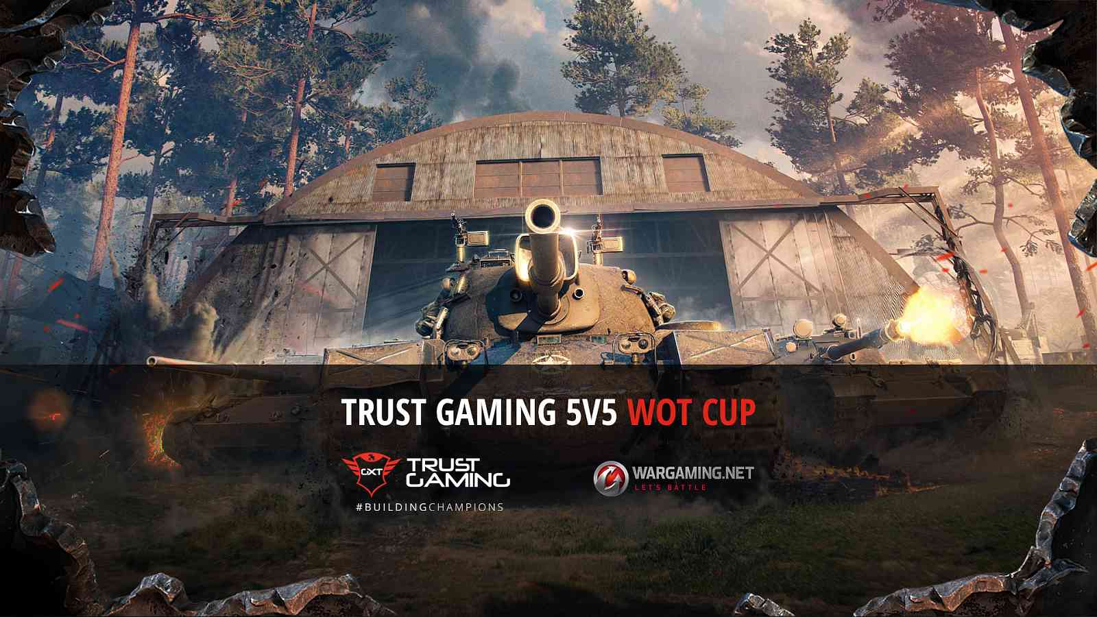 Přijď si zahrát Trust Gaming  5v5 WoT Cup