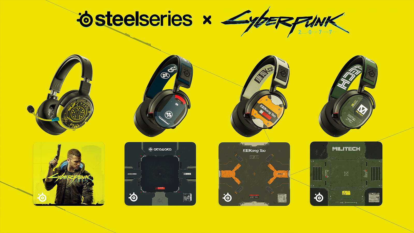 Limitovaná edice příslušenství SteelSeries na motivy Cyberpunk 2077