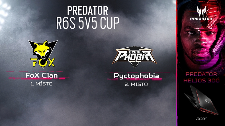 Predator Rainbow Six Siege 5v5 Cup má svého výherce!