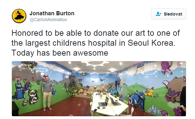 Společnost Blizzard vyzdobila dětskou nemocnici v Jížní Koreji