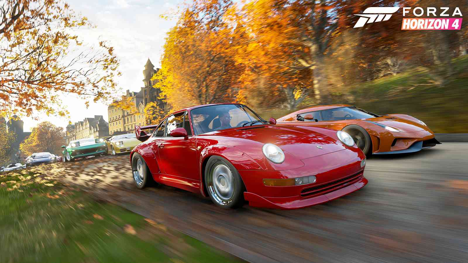 Forza Horizon 4 v nejnovějším gameplay ukazuje podzim a Edinburgh