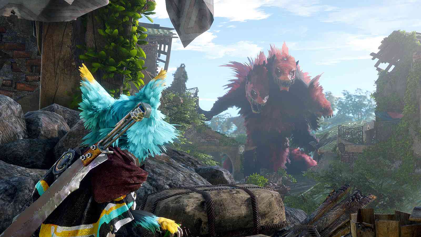 Akční a barevný Biomutant ukazuje parádní nové obrázky