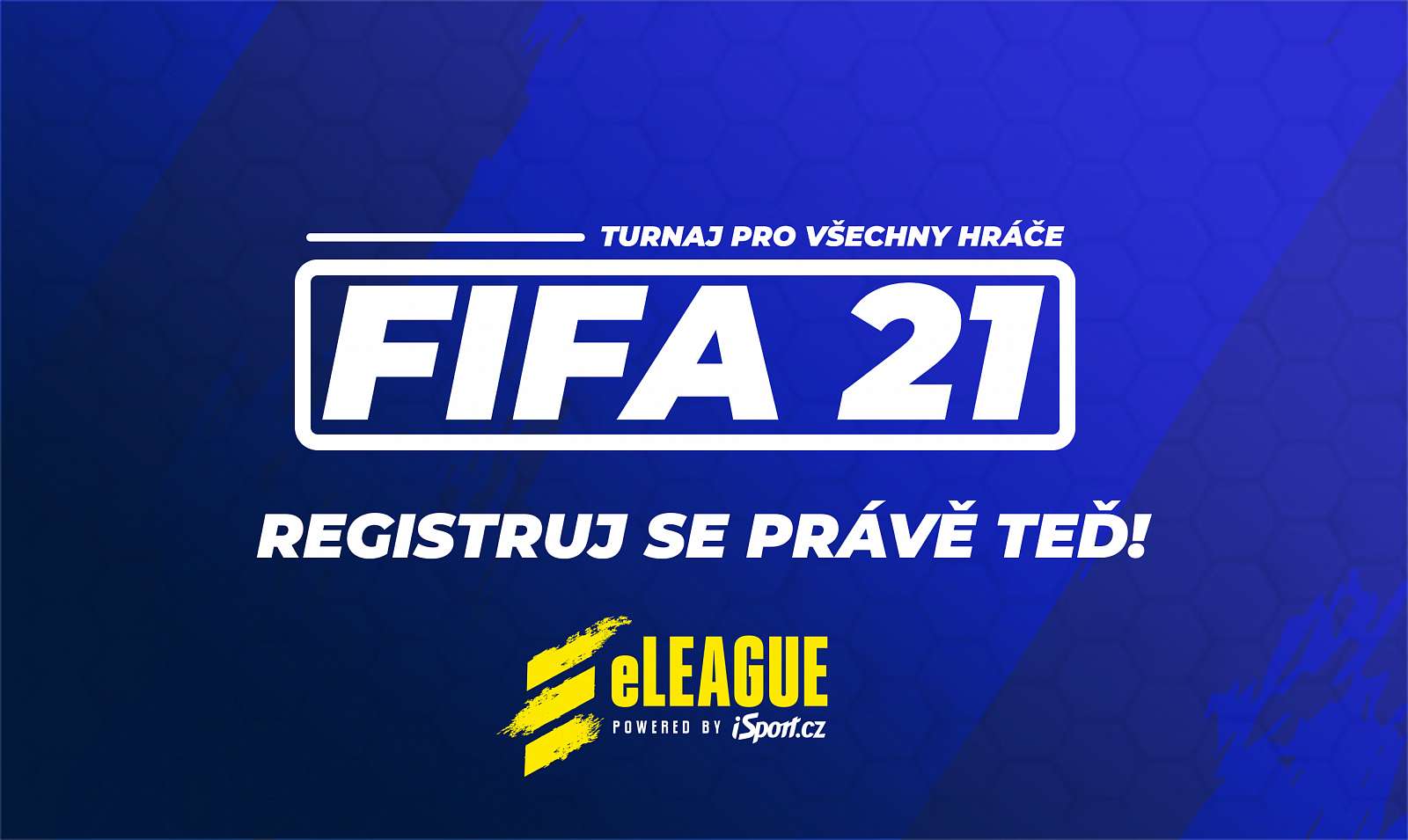 Registruj se do eLEAGUE ve hře FIFA 21