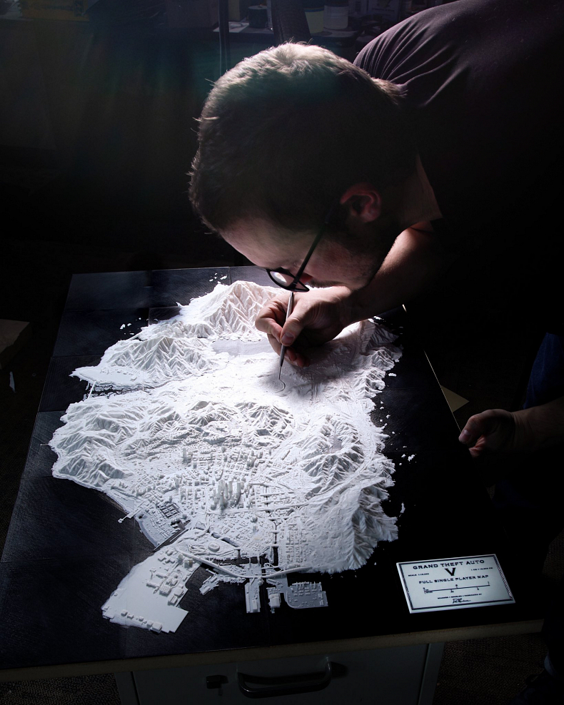 Úžasná 3D mapa Los Santos z GTA 5 zabrala 400 hodin práce, výsledek stojí za to