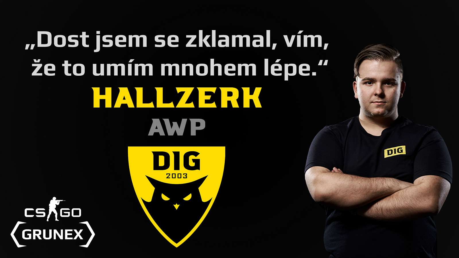 [CS:GO] Hallzerk: "Dost jsem se zklamal, vím, že to umím mnohem lépe"