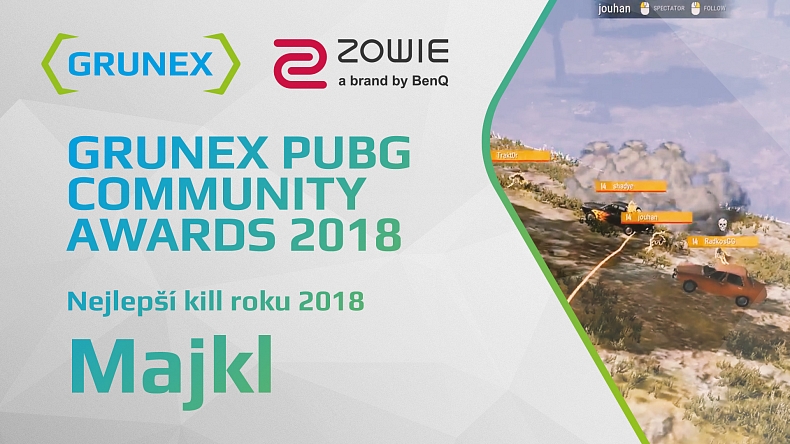 Dobře mířený granát nejlepším killem roku 2018