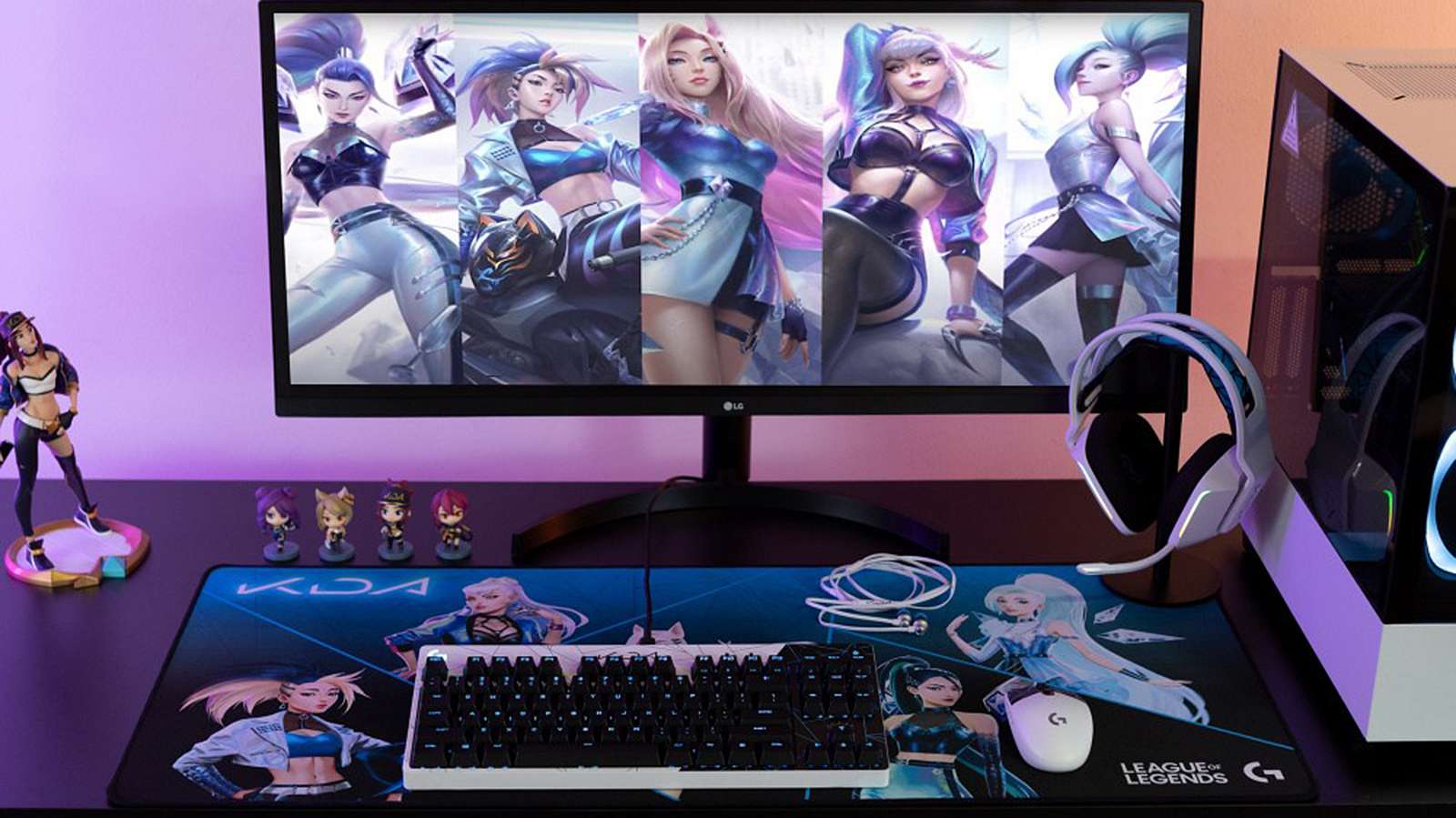 Logitech rozšiřuje portfolio League of Legends K/DA periferií