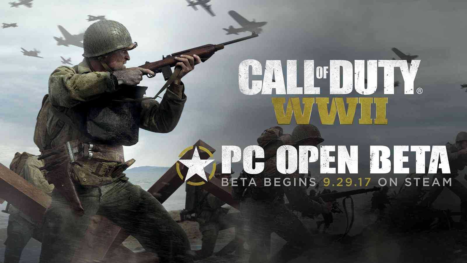 Blíží se otevřená beta Call of Duty: WW2 pro PC