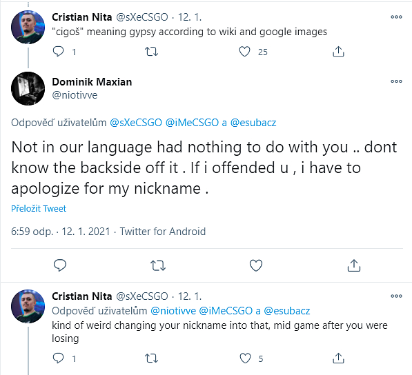 [CS:GO] ESubák NIO přijde o plat kvůli rasistickému vyjadřování