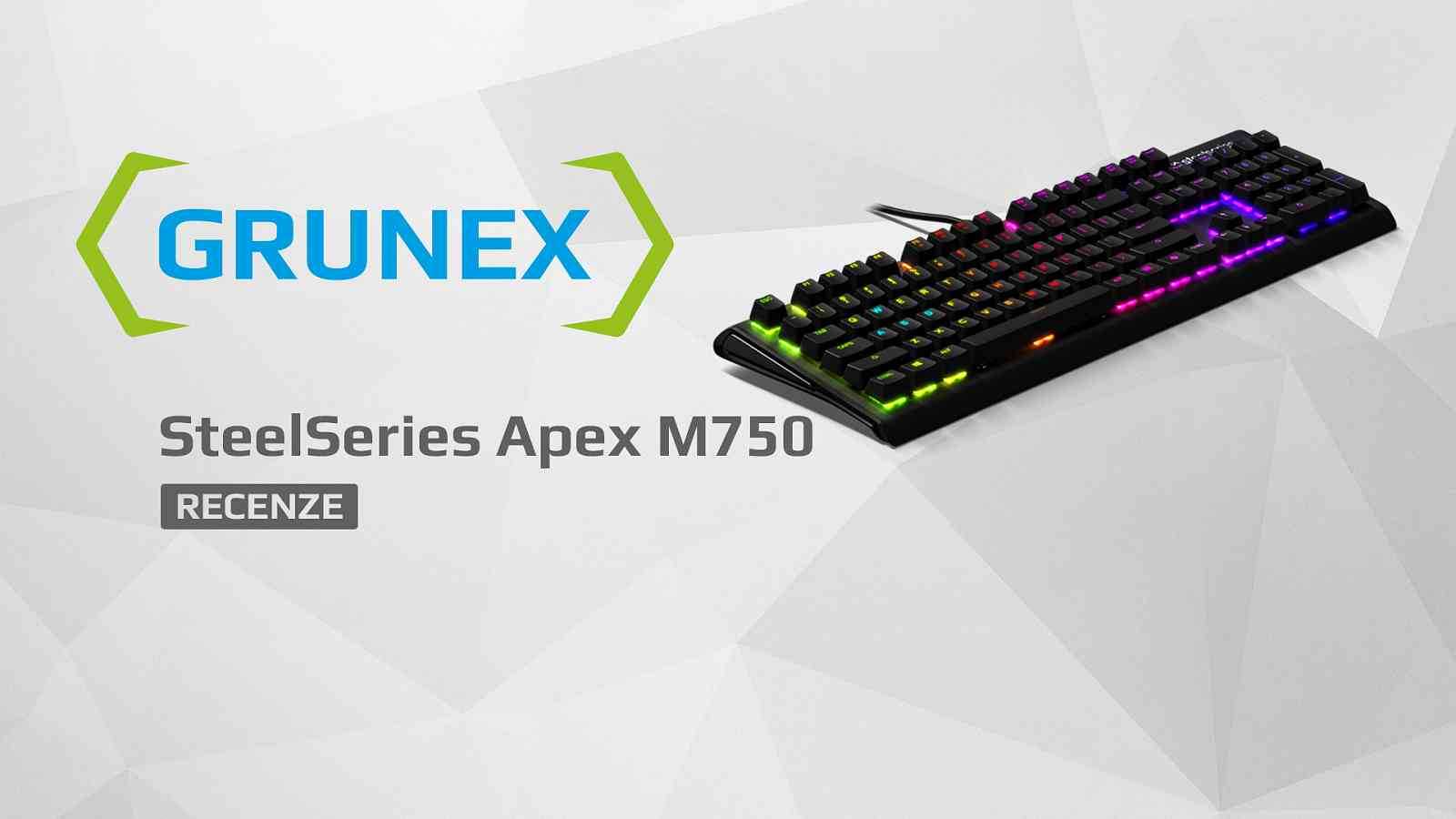 Recenze: SteelSeries Apex M750 - vše, na co si vzpomenete