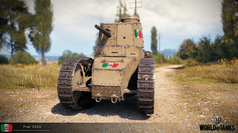 Fotky italských tanků tier I až X