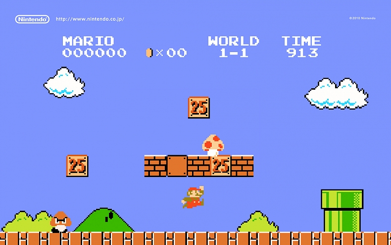 Legendární staré hry - Super Mario