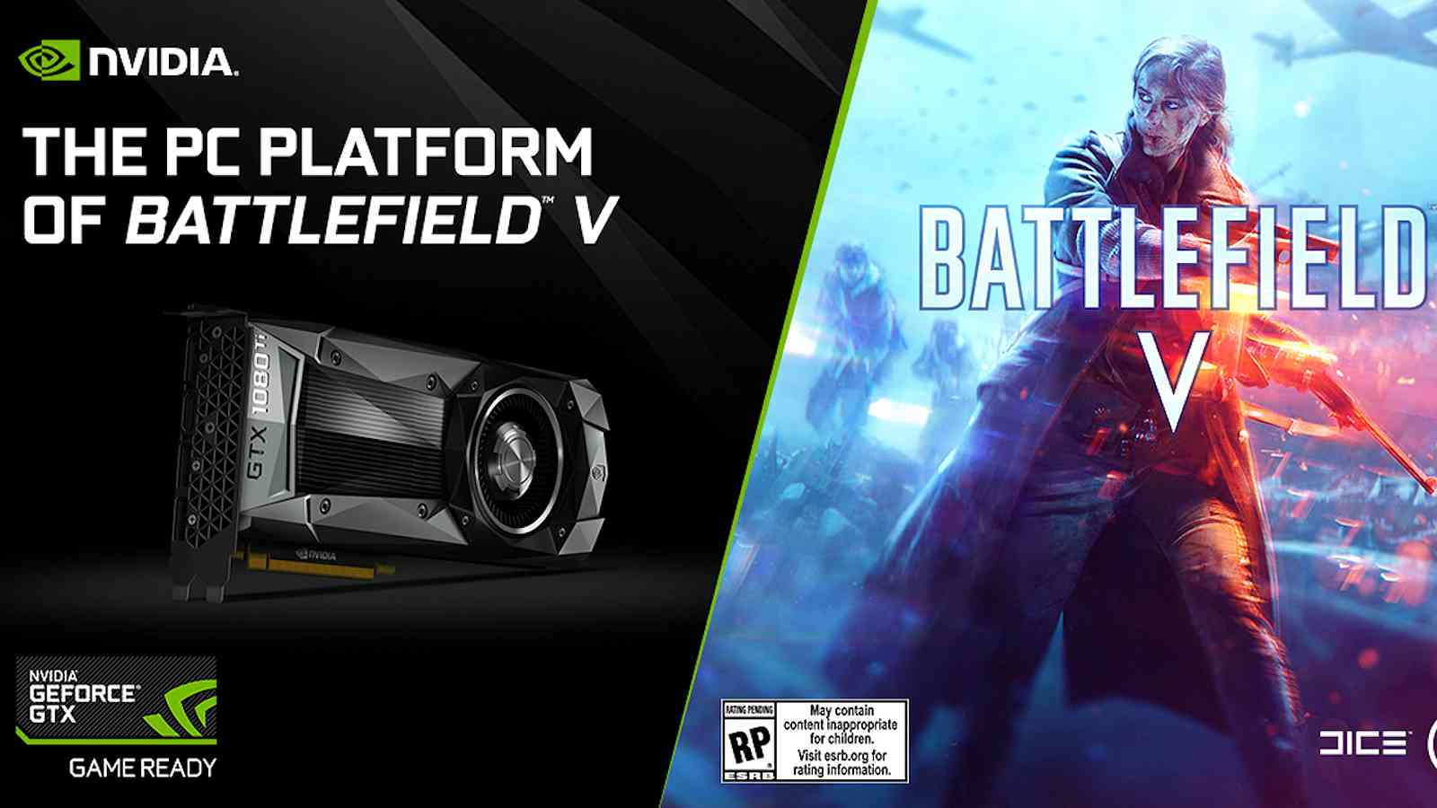 GeForce GTX se stává hlavní platformou pro Battlefield V na PC