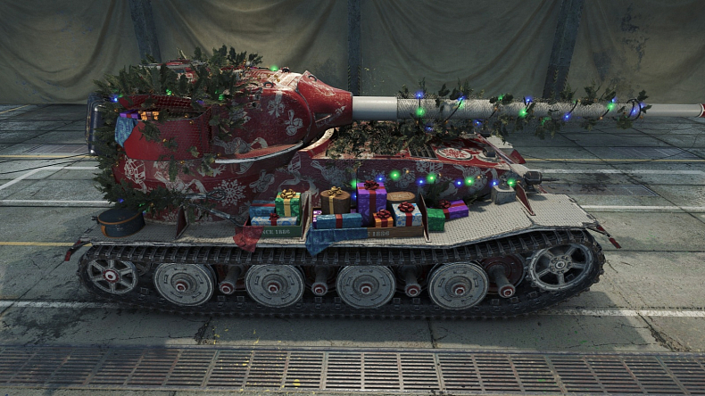 [WoT] 3D styl „Panzer Claus“ pro tank Pz.Kpfw. VII