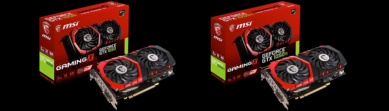 MSI představuje grafické karty GeForce GTX 1050 / 1050TI