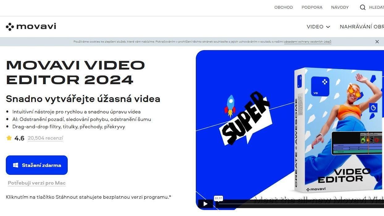 Transformujte svou videoprodukci s Movavi Video Editor 2024