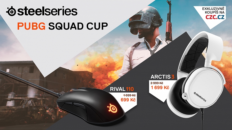 Přijď si zahrát dvojitou nálož SteelSeries PUBG Squad Cupů