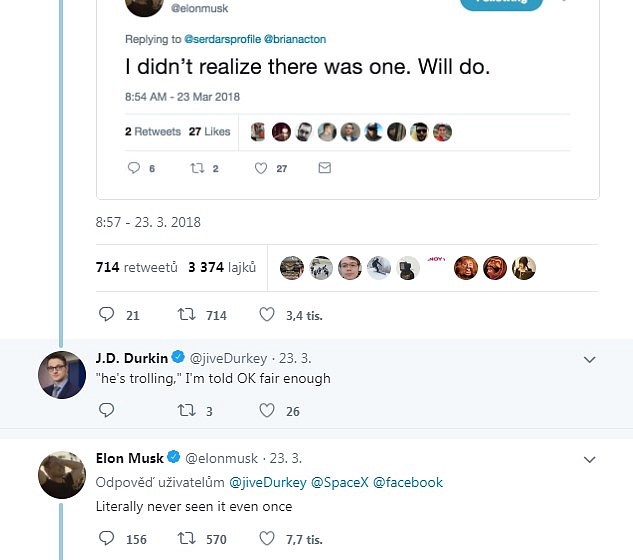 Elon Musk smazal účty svých firem z Facebooku v rámci kampaně #deletefacebook