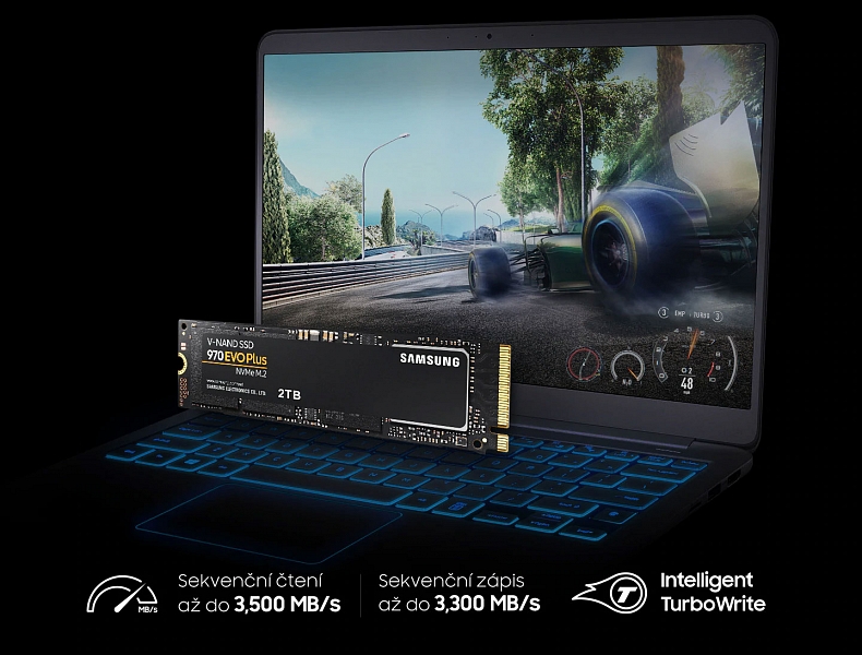 Samsung NVMe SSD 970 EVO Plus – ti nejrychlejší z nejrychlejších