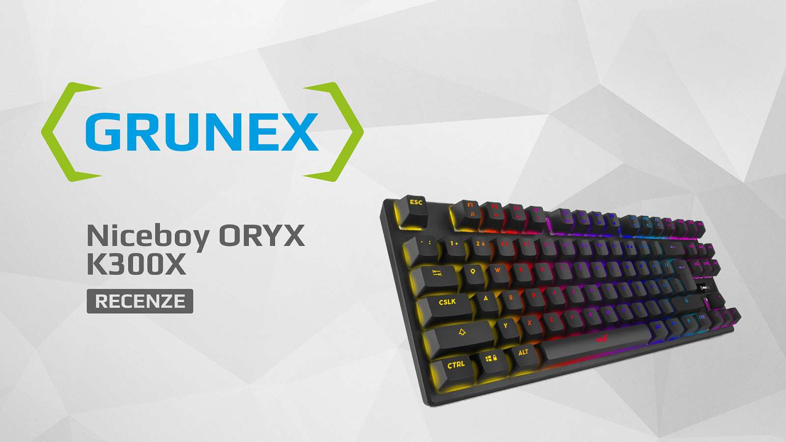 Recenze: Niceboy ORYX K300X - povedená kompaktní klávesnice