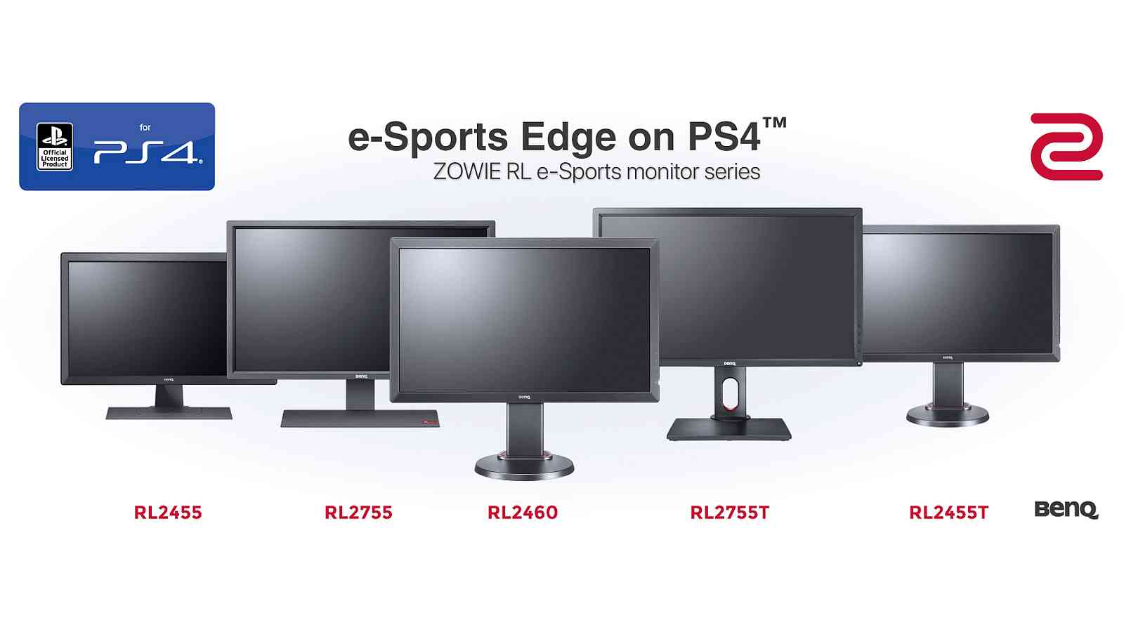 Řada monitorů ZOWIE by BenQ RL pro eSport nyní i pro  PlayStation 4