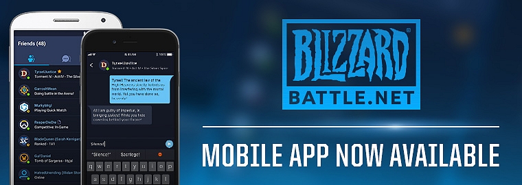 Blizzard vydal novou mobilní aplikaci pro své hráče