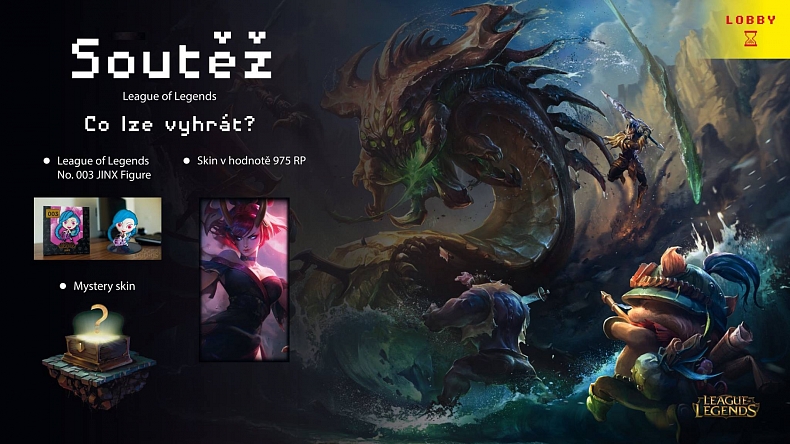 Přichází LOBBY League of Legends turnaj