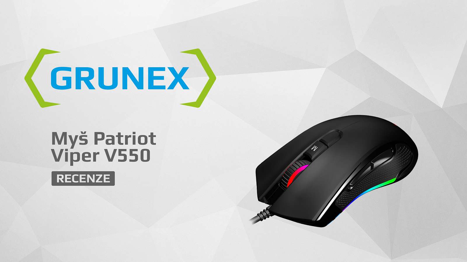 Recenze: Patriot Viper V550 - symetrická myš střední třídy