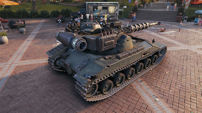 [WoT] 3D maskování „Foudre“ pro Bat.-Châtillon 25 t