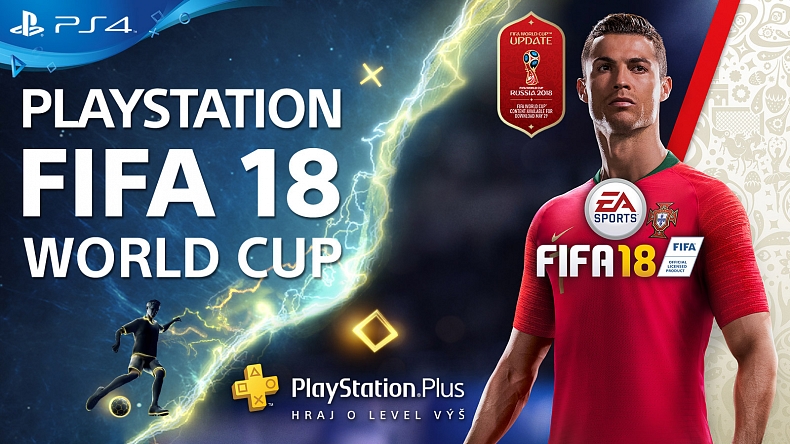 PlayStation FIFA 18 World Cup o zájezd s domácí fotbalovou reprezentací na utkání.