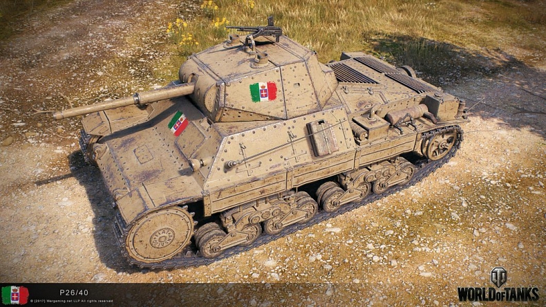 Fotky italských tanků tier I až X