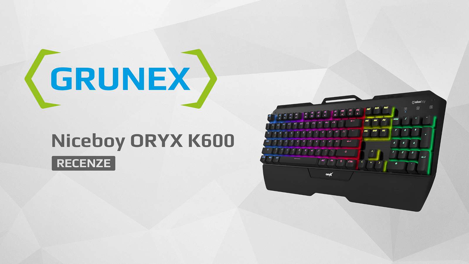 Recenze: Niceboy Oryx K600 - fajn klávesnice, až na ten software