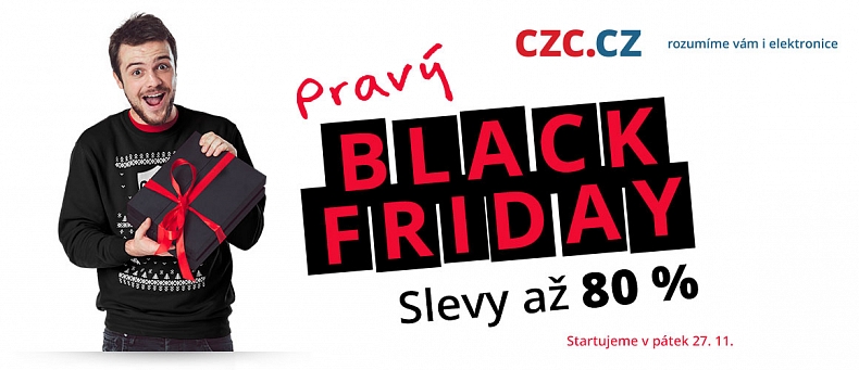 CZC.cz se připravuje na Black Friday, slevy dosáhnou až 80 %