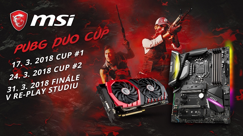 MSI série PUBG turnajů o grafické karty a postup do finále v RE-PLAY studiu na MSI Fans Gathering