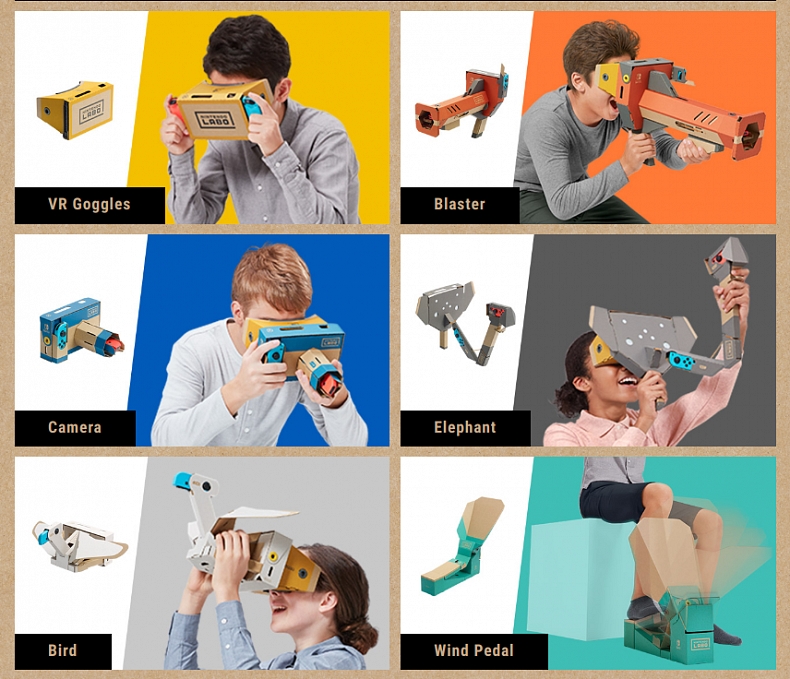 Nintendo  představuje svůj Labo VR set