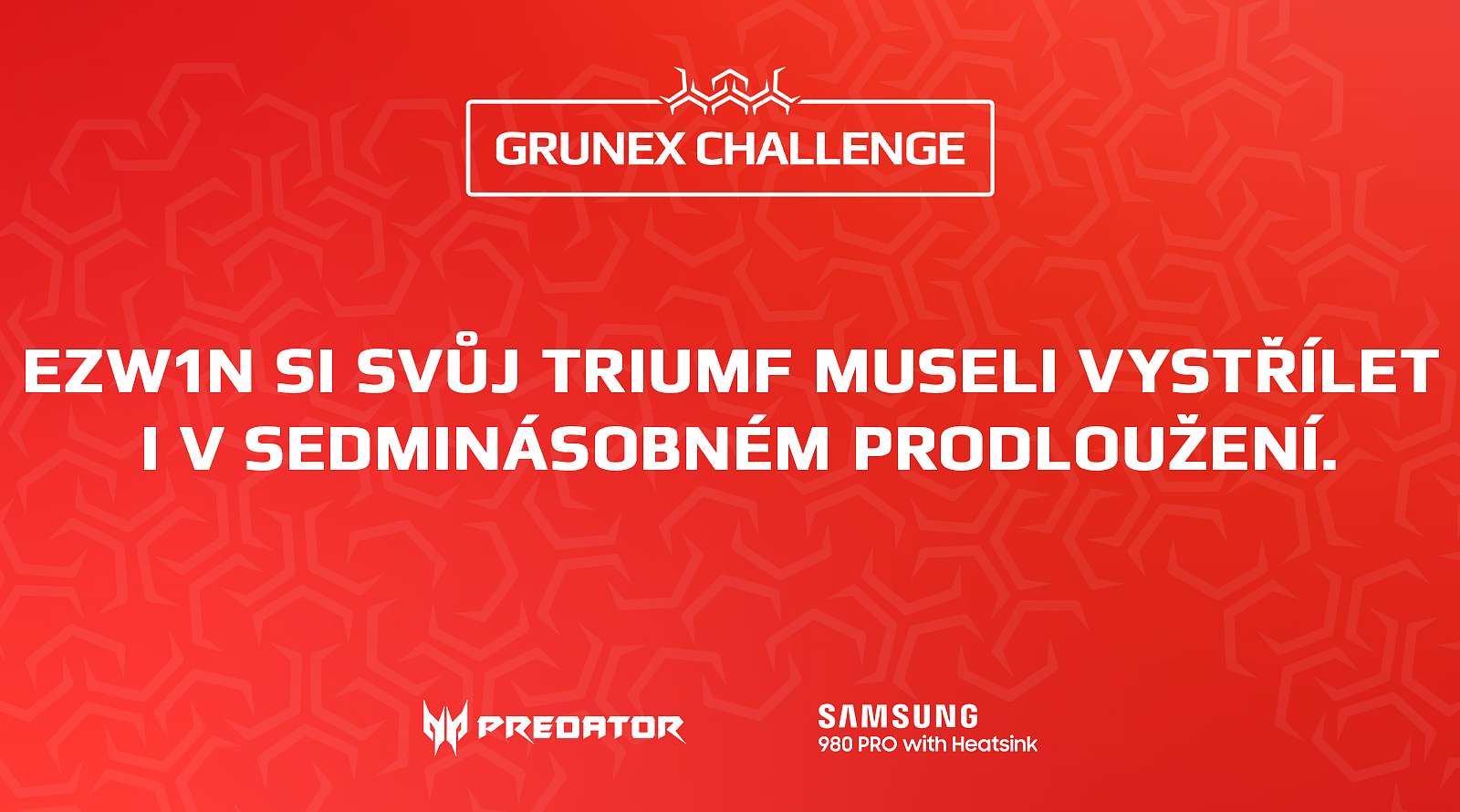 EZW1N si vyšlápli na konkurenci a ovládli 2. kvalifikaci Grunex Challenge