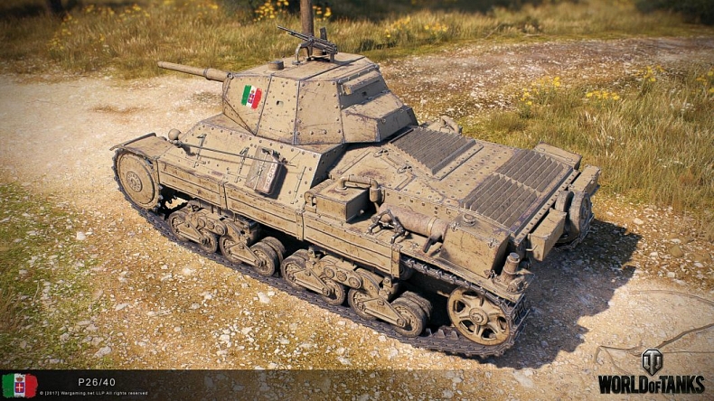 Fotky italských tanků tier I až X