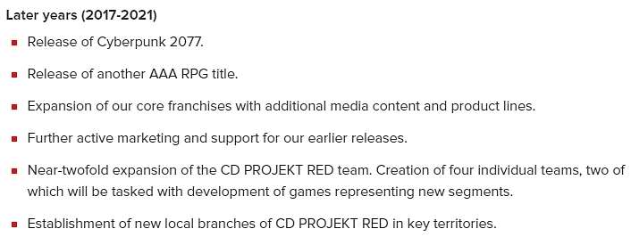 CD Projekt plánuje do roku 2021 dvě RPG