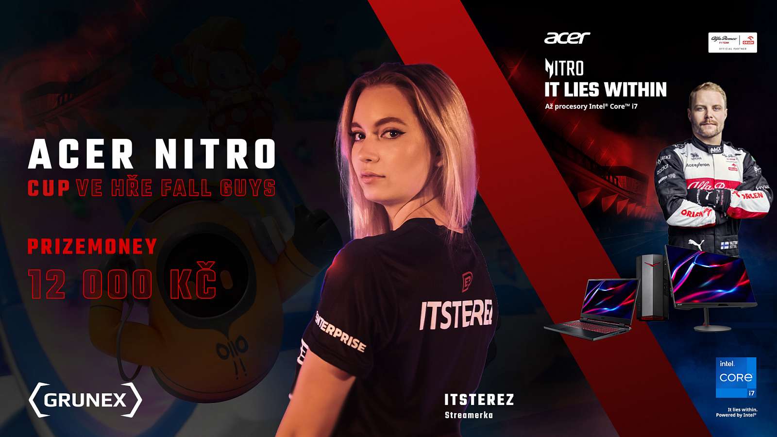 Registruj se do Acer Nitro Cupu ve hře Fall Guys o 12 tisíc korun