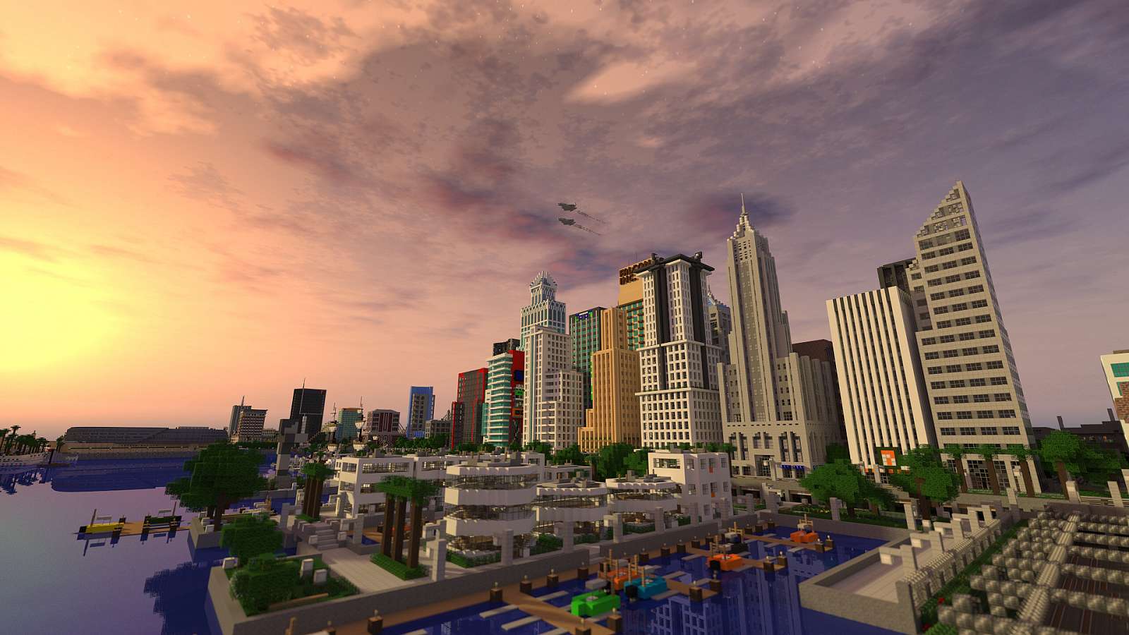 Největší město v Minecraftu se buduje už 9 let