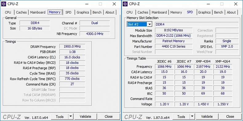 Recenze: Patriot Viper Steel Series 16 GB DDR4 4400 MHz - pro nejrychlejší